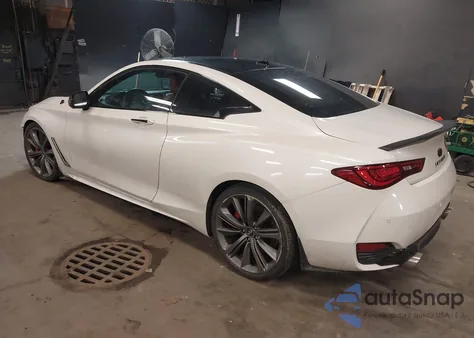 2018 Infiniti Q60 3.0T Red Sport 400 from USA, damaged, VIN JN1FV7EK1JM530571